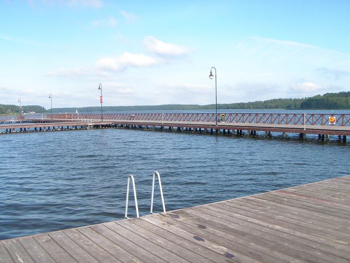 Augustów — Lake Necko in Augustów (Poland), Radio "Trójka" Beach.