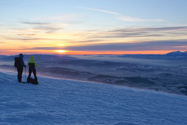 Babia Góra — Sunrise on Babia Góra peak