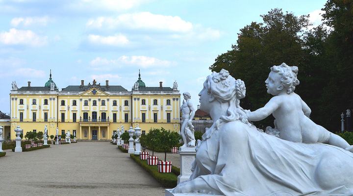 Białystok — Branicki Palace Garden Sphinx Sculpture in Białystok. Białystok is the largest city in nor