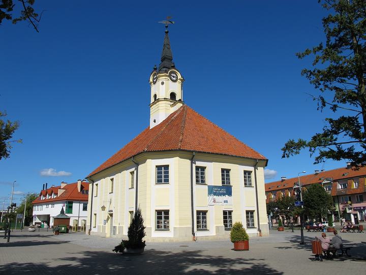 Bielsk Podlaski — Town hall by Mickiewicza 45 in Bielsk Podlaski, gmina Bielsk Podlaski, podlaskie, Poland.