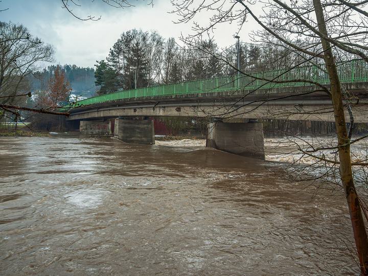 Bug — Buger Bridge at high water