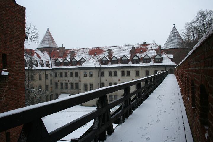 Bytów — The castle in Bytów , Poland.