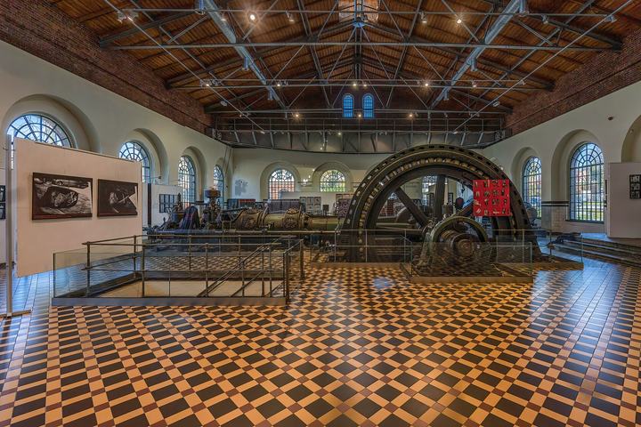 Czeladź — Czeladź , main hall of the “Elektrownia” Contemporary Art Gallery in the former power plan