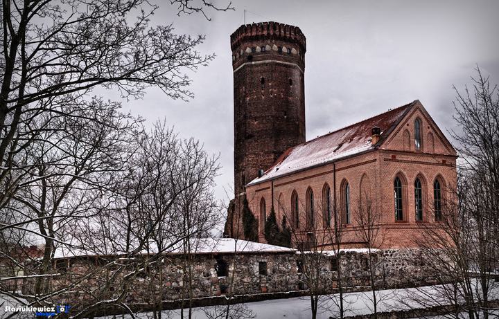 Człuchów – zamek krzyżacki i wieża