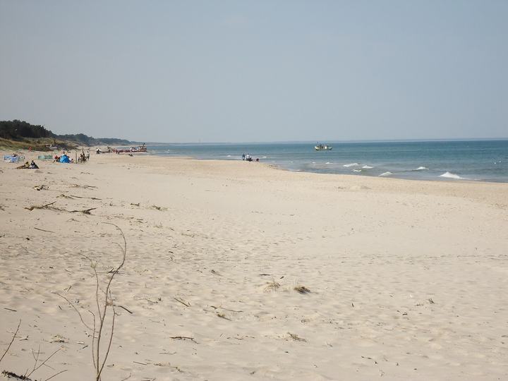 Dąbki — Dąbki - beach