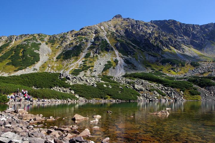 Dolina Pięciu Stawów Polskich — Tatra Mountains, Valley of Five Polish Ponds, Przedni Staw Polski (Front Polish Pond) with