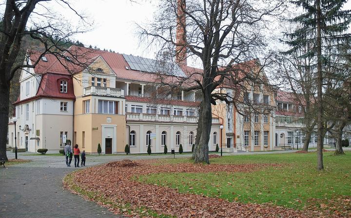 Duszniki-Zdrój — Spa Park in Duszniki-Zdrój, Jan Kazimierz Sanatorium