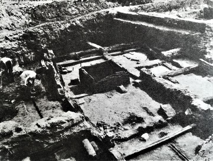 Elbląg — Prace archeologiczne na Starym Mieście w Elblągu w 1987 r.