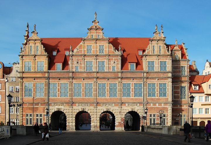 Gdańsk — Green Gate in Gdańsk, Poland.