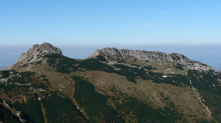 Giewont z Kuźnic przez Halę Kondratową — Giewont z Przełęczy pod Kopą Kondracką