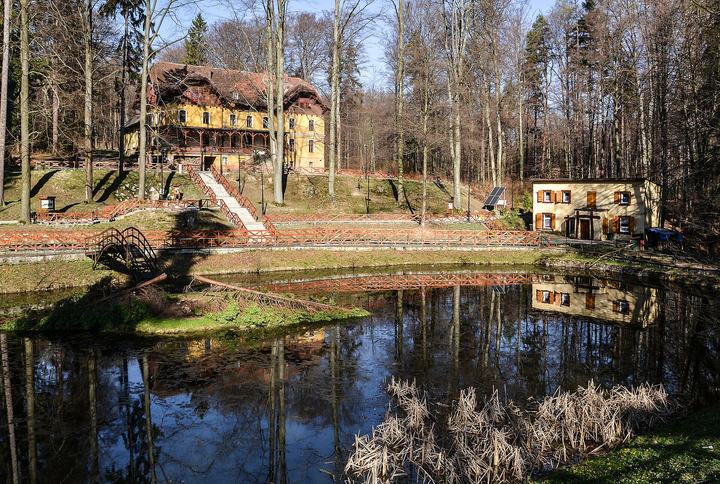 Głuchołazy — Głuchołazy (Ziegenhals), Silesia - pond Górny Stawek (Goldenteich)