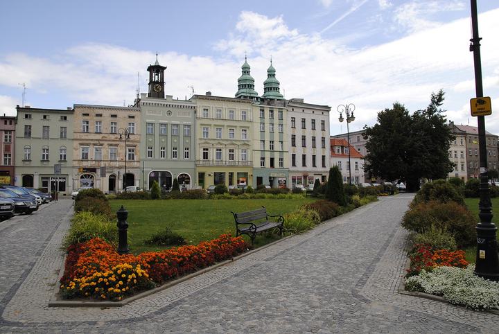 Głuchołazy — Ring in Bad Ziegenhals (poln. Głuchołazy) in Oberschlesien.
