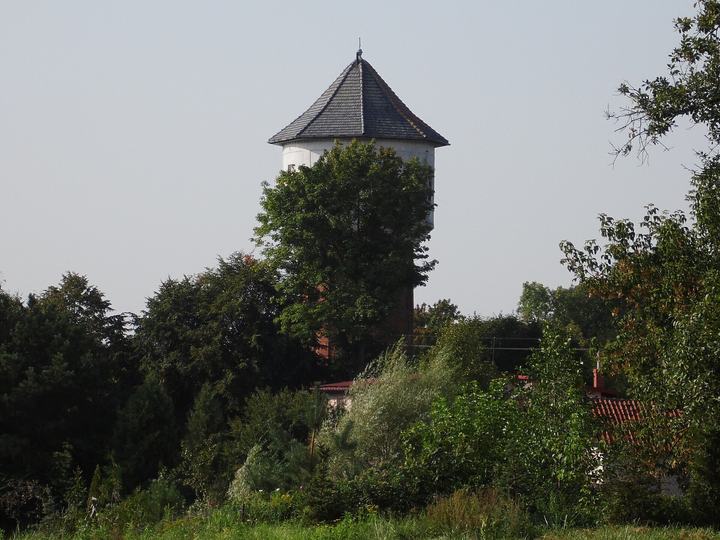 Gołdap — Stara kolejowa Wieża Ciśnień.