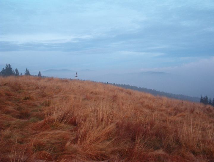 Hala Rycerzowa i Wielka Rycerzowa — View from Rycerzowa mountain (Poland) / Widok z okolic bacówki na Rycerzowej