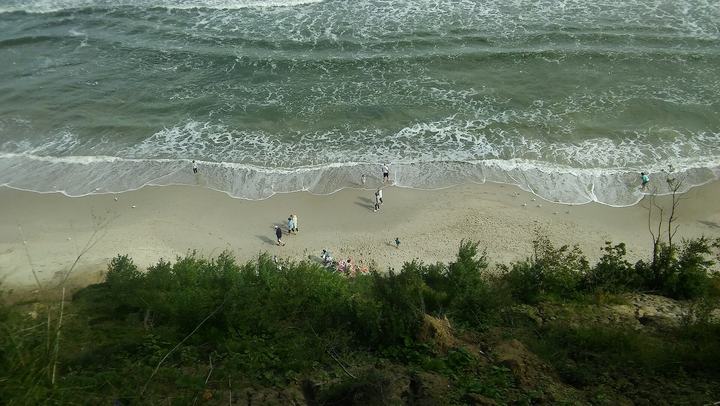 Jastrzębia Góra i Rozewie — Beach in Jastrzębia Góra, August 2016