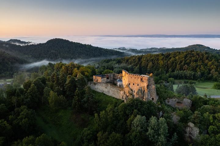 Kamieniec w Odrzykoniu — Odrzykoń, Zamek Kamieniec