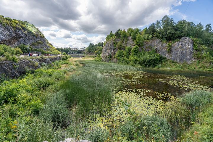 Kielce — Kielce , Kadzielnia, a geological and nature reserve and former limestone quarry in the ci