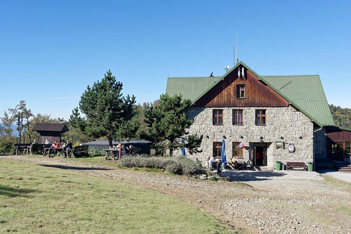 Klimczok i Szyndzielnia z Bielska — Klimczok Mountain Shelter in the Silesian Beskids