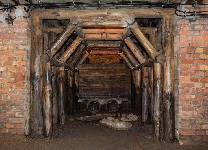 Kopalnia Złota w Złotym Stoku — Gold mine in Złoty Stok, tunnel