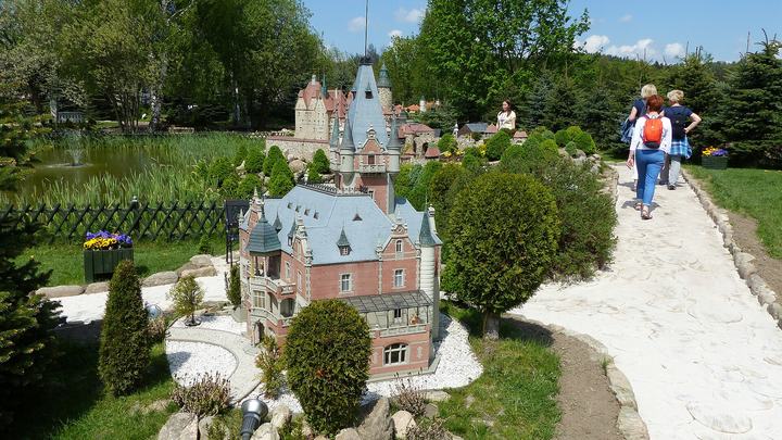 Kowary — Miniaturen Park der Niederschlesischen Baudenkmäler in Kowary, Niederschlesien