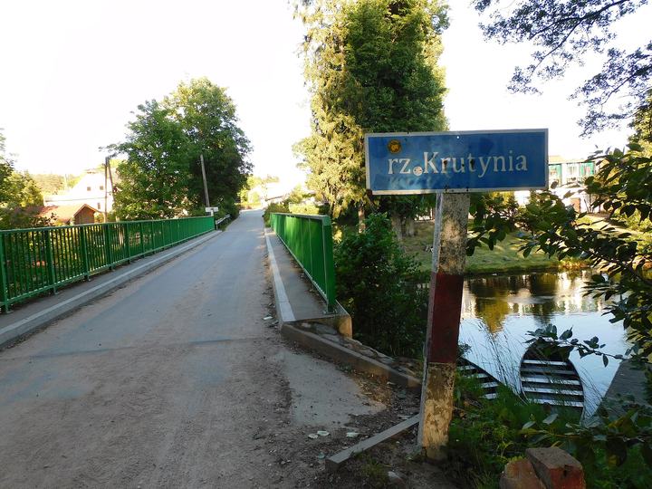 Krutynia — Most we wsi Krutyń nad rzeką Krutynią