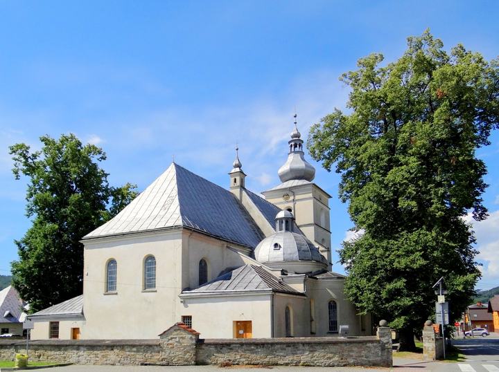 Łącko — Łącko, Kościół św. Jana Chrzciciela w Łącku