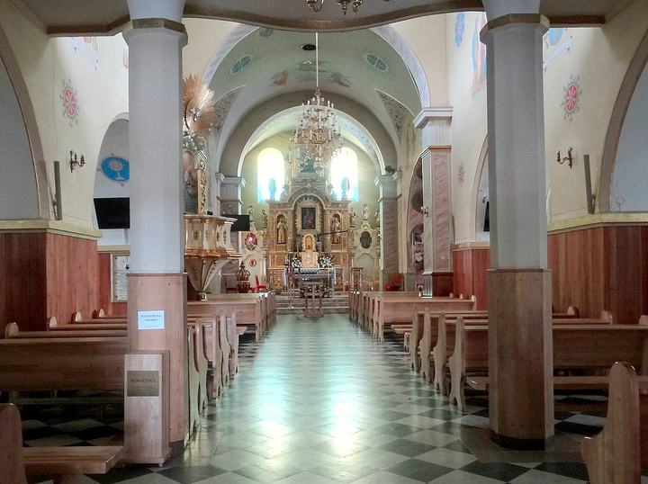 Łącko — Łącko, Kościół parafialny śś. Jana Chrzciciela i Michała Archanioła