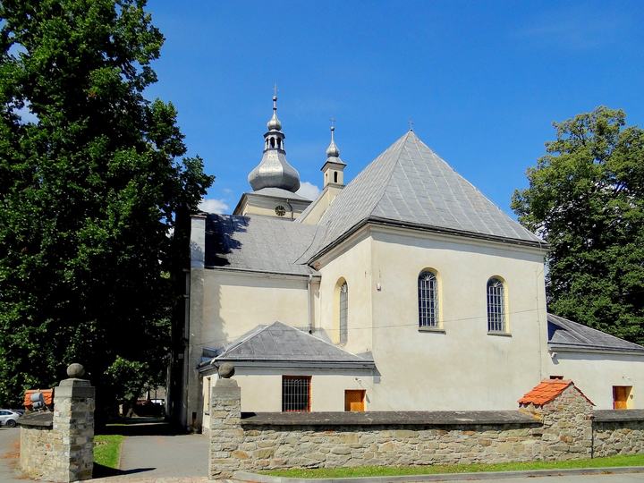 Łącko — Łącko, Kościół św. Jana Chrzciciela w Łącku