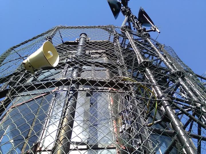 Latarnia Czołpino i wydmy słowińskie od zachodu