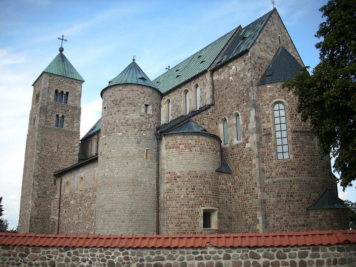 Łęczyca — Romanesque Tum Collegiate Church in Poland.