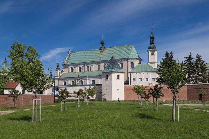 Leżajsk — Bernardine church and monastery complex. Leżajsk , Subcarpathian Voivodeship, Poland.