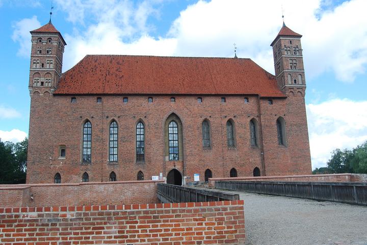 Lidzbark Warmiński — Lidzbark Warmiński, zamek biskupi, ob. muzeum, XIV, XIX