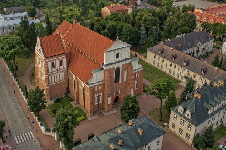 Łomża — St. Michael Archangel Cathedral in Łomża (Poland)