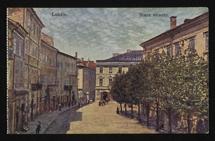 Lublin — Tytuł : Lublin : Stare Miasto. Adres wydawniczy : Lublin : R. Domiński i S-ka, [1920-1935]