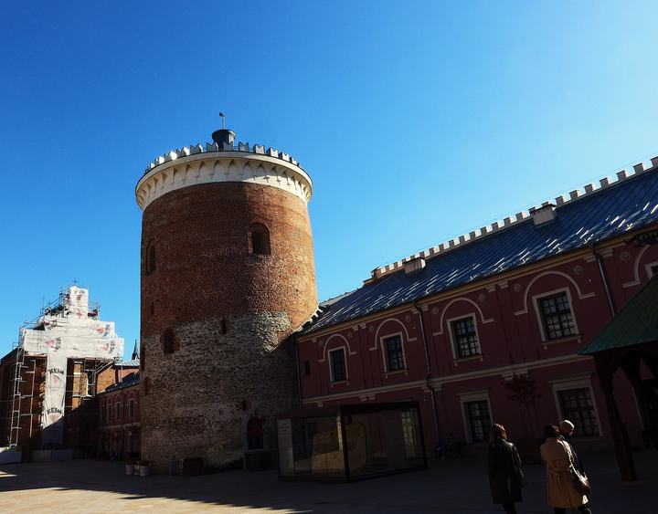 Lublin — Poland, Lublin, 1 Zamkowa Street; Lublin Castle, castle tower from the 13th century.