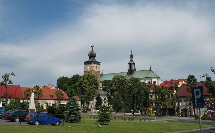 Miechów — Basilica of the Holy Sepulchre in Miechów, Poland.