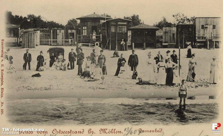 Mielno i jezioro Jamno — Plaża w Mielnie.