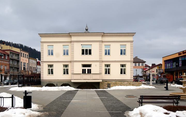 Muszyna i Beskid Sądecki — Town Hall, Market Square, Muszyna, Poland