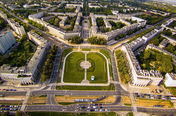 Nowa Huta — Plac Centralny w Nowej Hucie