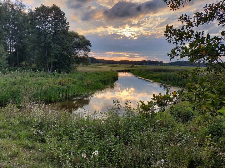 Omulew — Rzeka Omulew w Nowej Wsi Zarębskiej