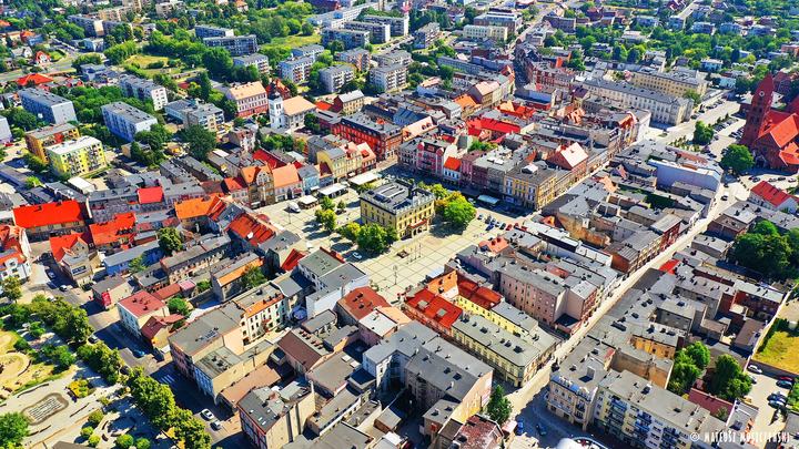 Ostrów Wielkopolski — Ostrów Wielkopolski z lotu ptaka
