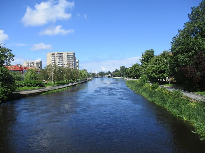 Parsęta — Rzeka Parsęta w Kołobrzegu