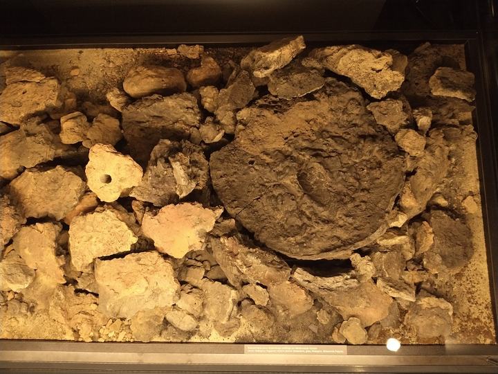 Pruszków — Rekonstrukcja piecowiska w Muzeum Starożytnego hutnictwa Mazowieckiego w Pruszkowie.