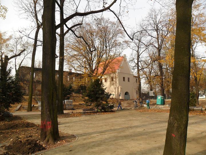Racibórz — Zamek Piastowski w Raciborzu w trakcie remontu