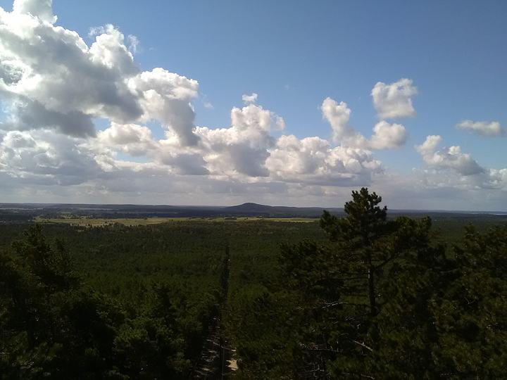 Rowokół — Rowokół, widok z latarni morskiej Czołpino.