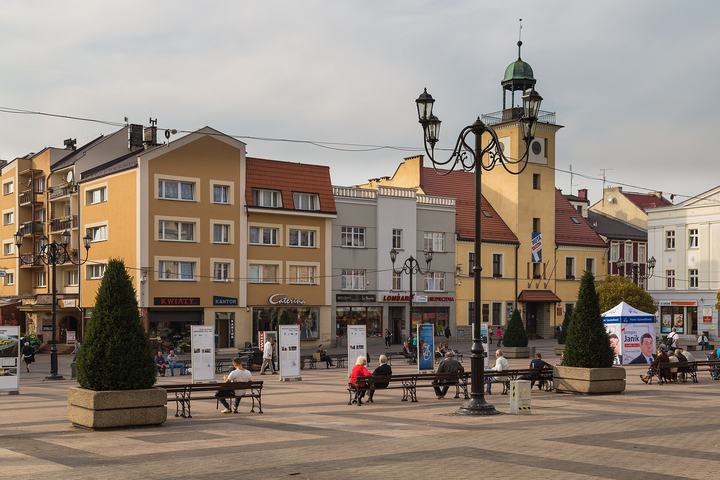 Rybnik — Market Square. Rybnik , Silesian Voivodeship, Poland.
