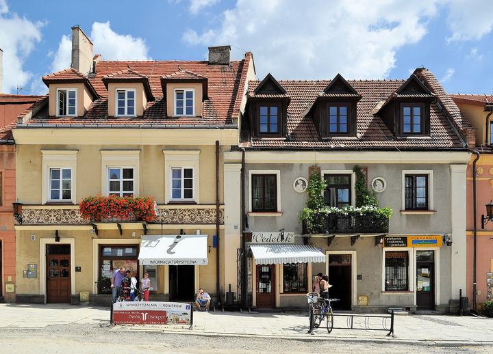 Sandomierz — Houses in Sandomierz, 20, 21 Rynek