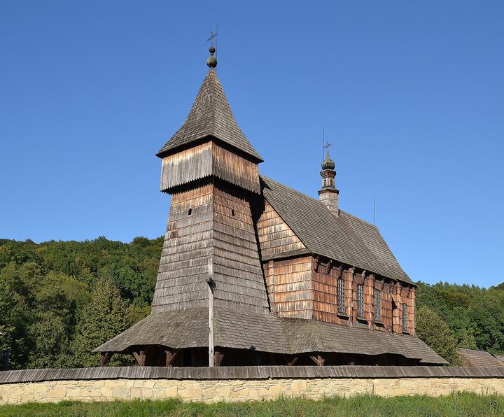 Sanok — Sanok - wooden church from Bączal Dolny
