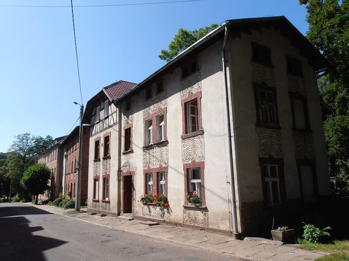 Sokołowsko — Sokołowsko (woj. dolnośląskie, Polska). Fragment miejscowości.