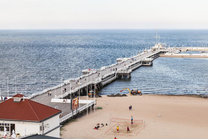 Sopot — Promenade pier of Sopot, Poland